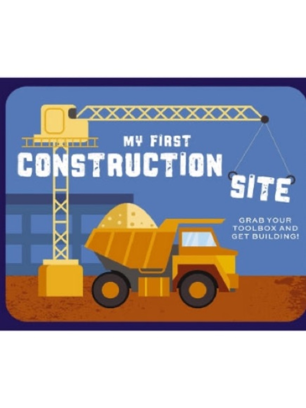 My First Construction Site Interactive Book Puzzle Baby Toddler Toy